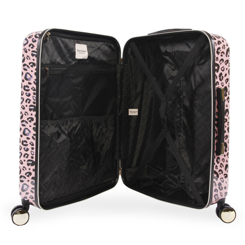 Juicy Couture 3-Piece Hardside Spinner Luggage Set τσαντα γυναικεια ροζ λεοπαρ | JDUM-13980