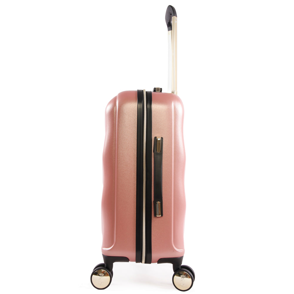 Juicy Couture Carry-On Hardside Spinner Luggage τσαντα γυναικεια ροζ χρυσο χρωμα | GBKY-06582