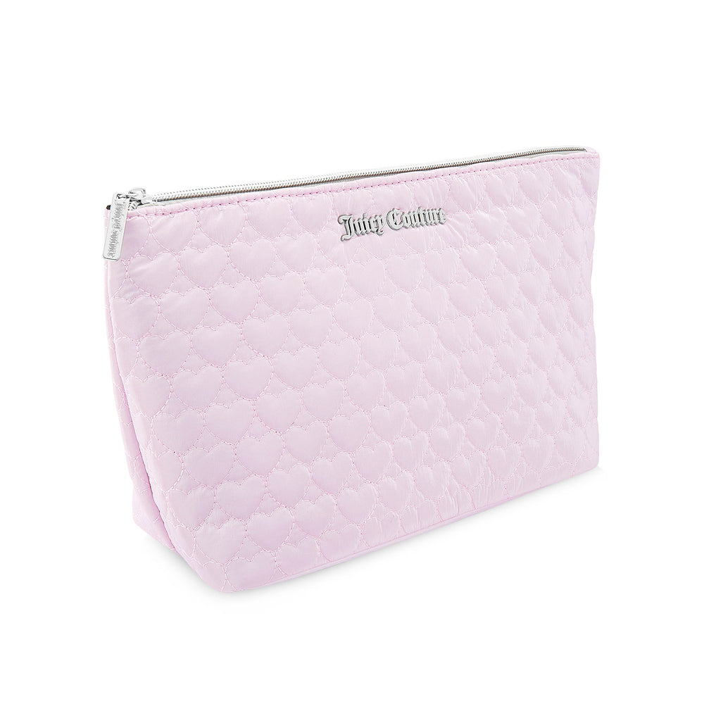 Juicy Couture Logo Makeup Pouch τσαντα γυναικεια ροζ | GRZI-65079