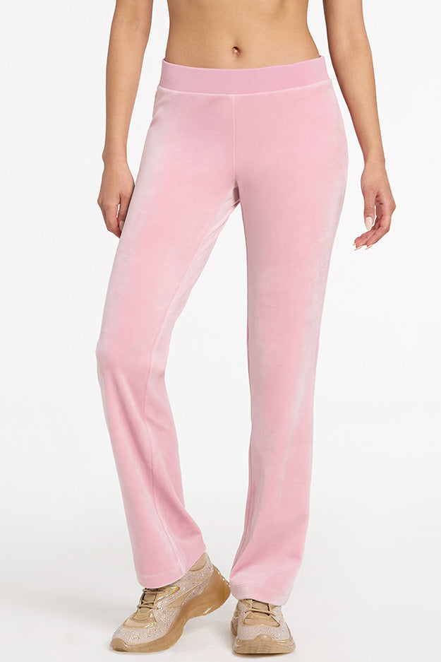 Juicy Couture OG Big Bling Velour παντελονι φορμας γυναικεια ροζ | AFLQ-84561