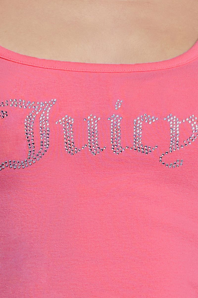 Juicy Couture Small Bling Tank Αριστος γυναικεια ροζ | JISQ-78034